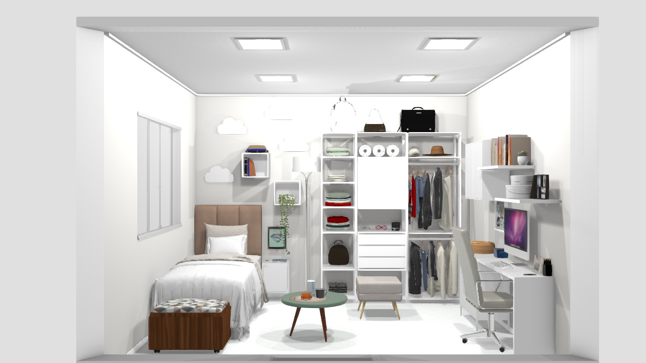 Quarto feminino estilo coreano