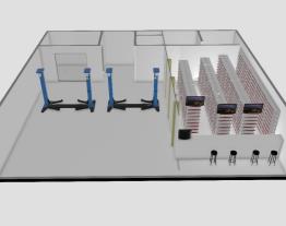 Projeto Conceitual - Loja de  Auto Peças 5 x 15m