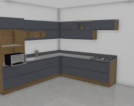 Mueble de cocina de madera inova