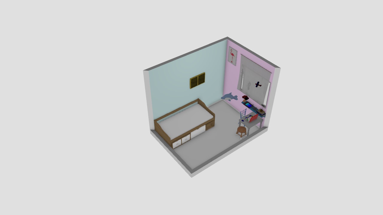 quarto infantil pequeno