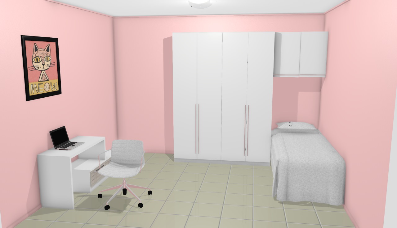 QUARTO PROJETADO JUCY MENINA