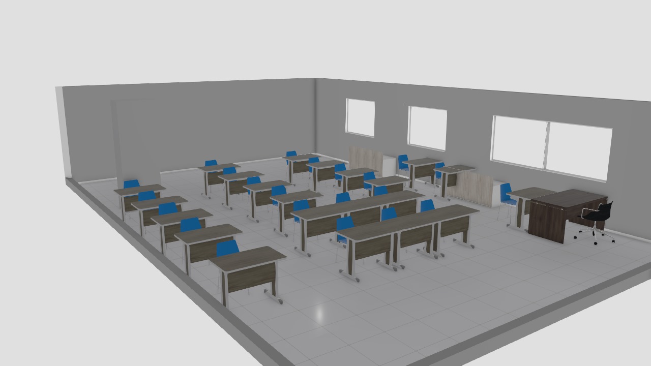 Sala de aulas-Planta