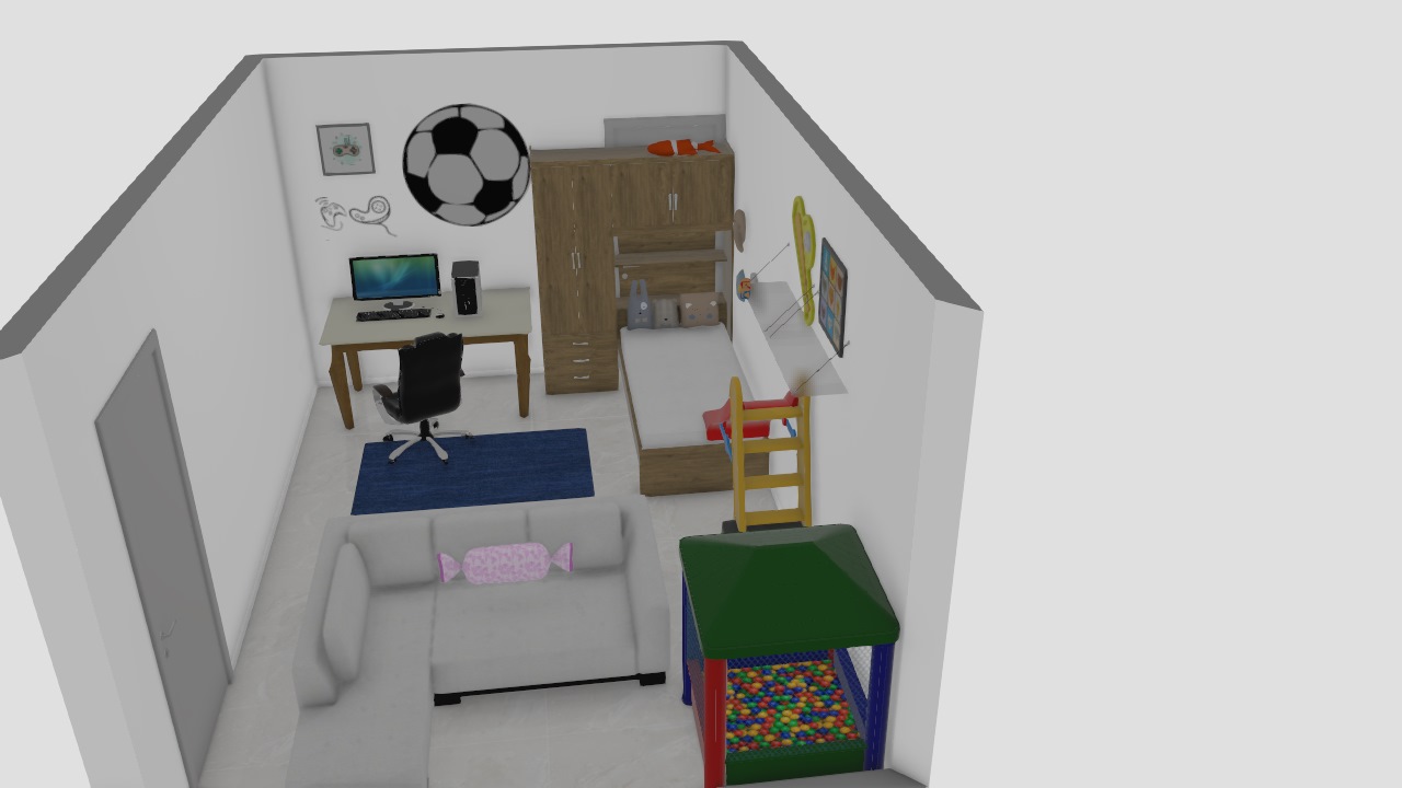 ideia de quarto pro arthur