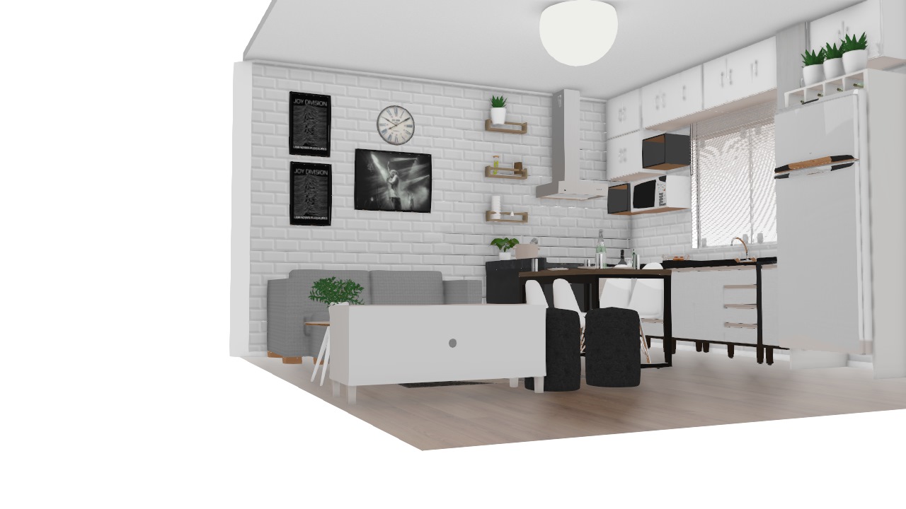 cozinha integrada sala