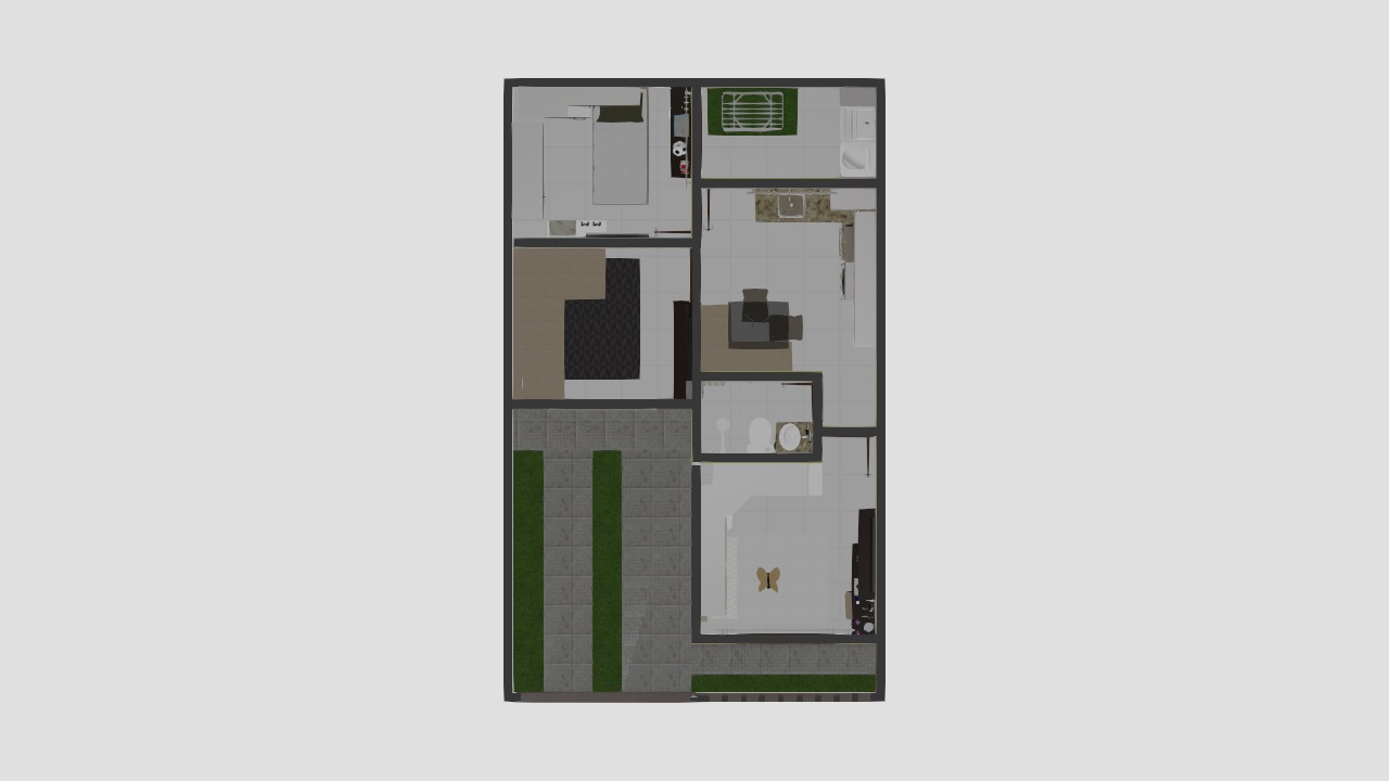 casa em terreno de 10x8 (80 mestros quadrados total
