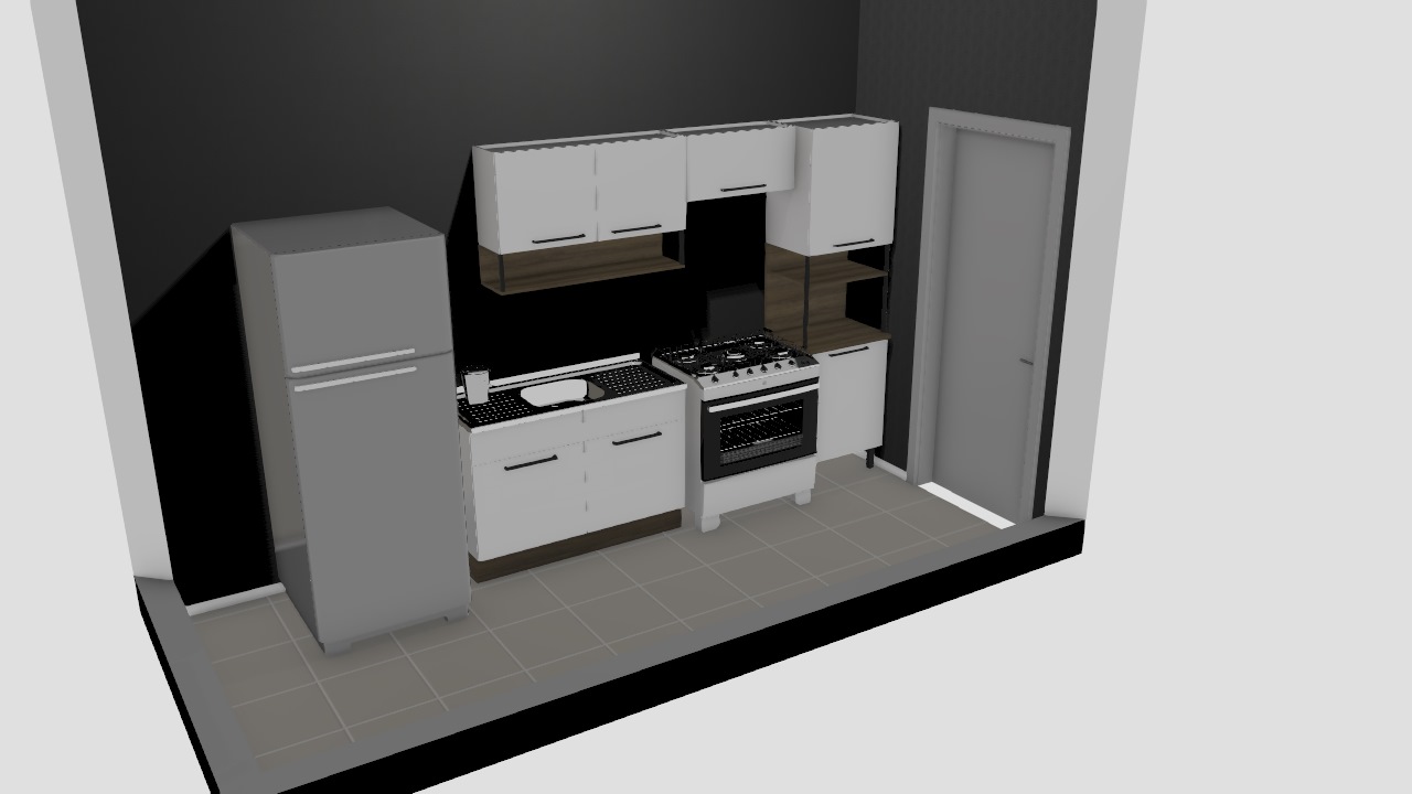 Cozinha Projeto Casa Revit