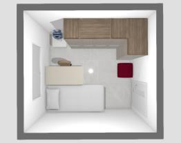 Quarto (c/ armário 1 pt e mesa 120cm)