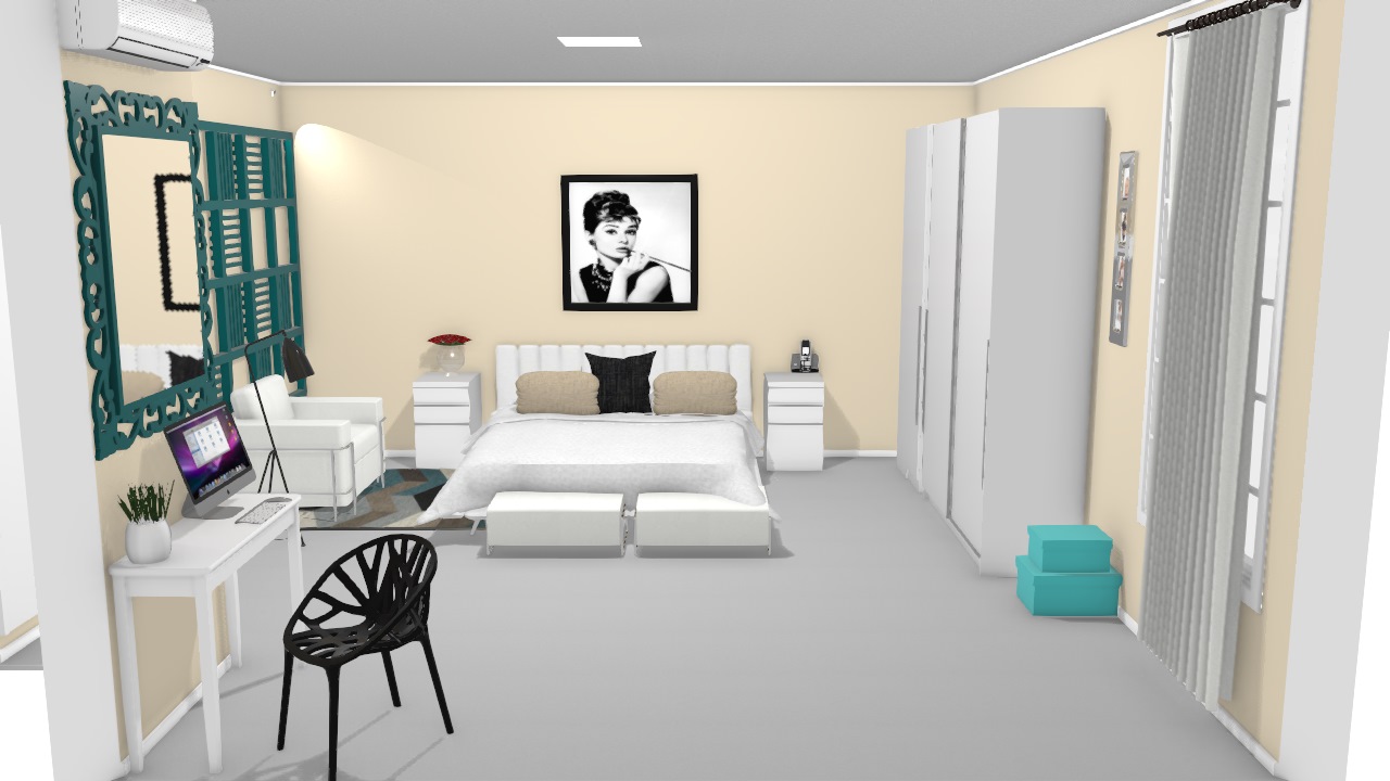 Quarto casal Tiffany