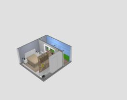 Projeto quarto de casal com closet  e varanda