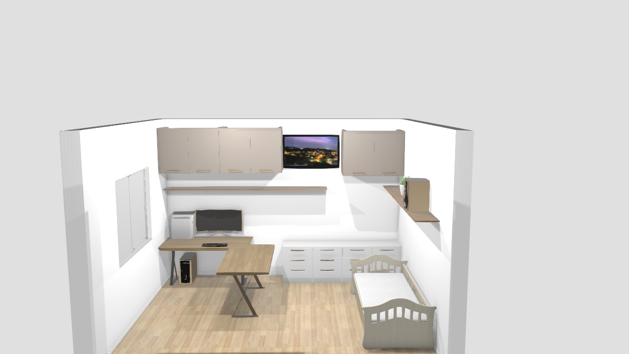 Meu projeto Móveis Castro quarto e home office