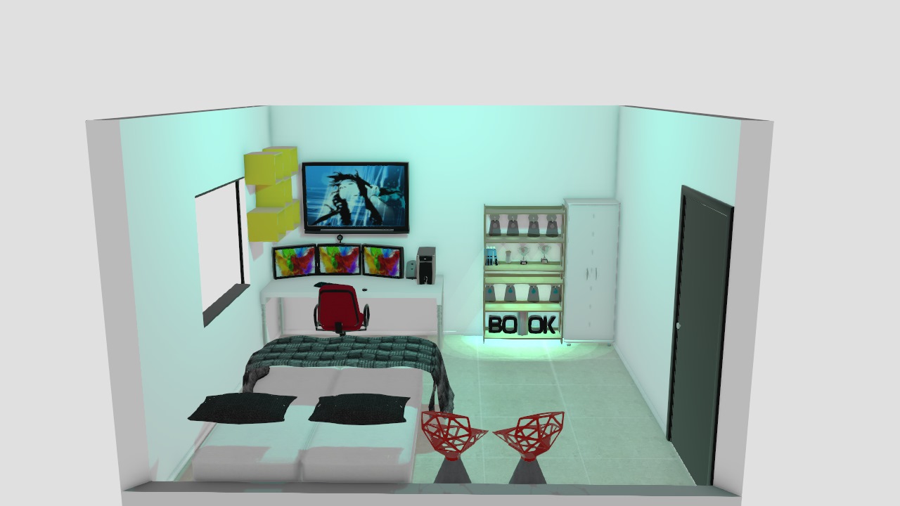 projeto quarto adolecente gamer