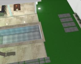 Área Gourmet e piscina 
