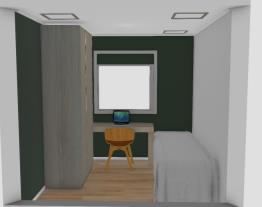 DORMITORIO SOLTEIRO EMPREENDIMENTO INFINITY NUTRI