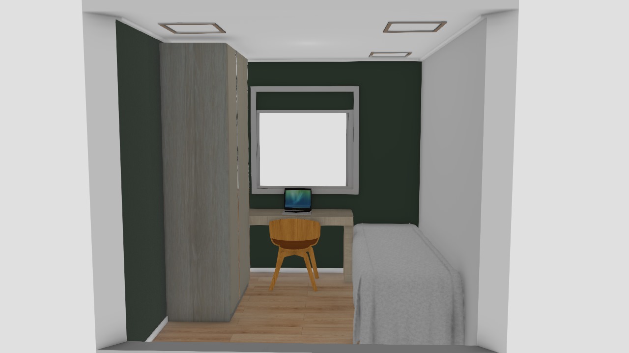 DORMITORIO SOLTEIRO EMPREENDIMENTO INFINITY NUTRI