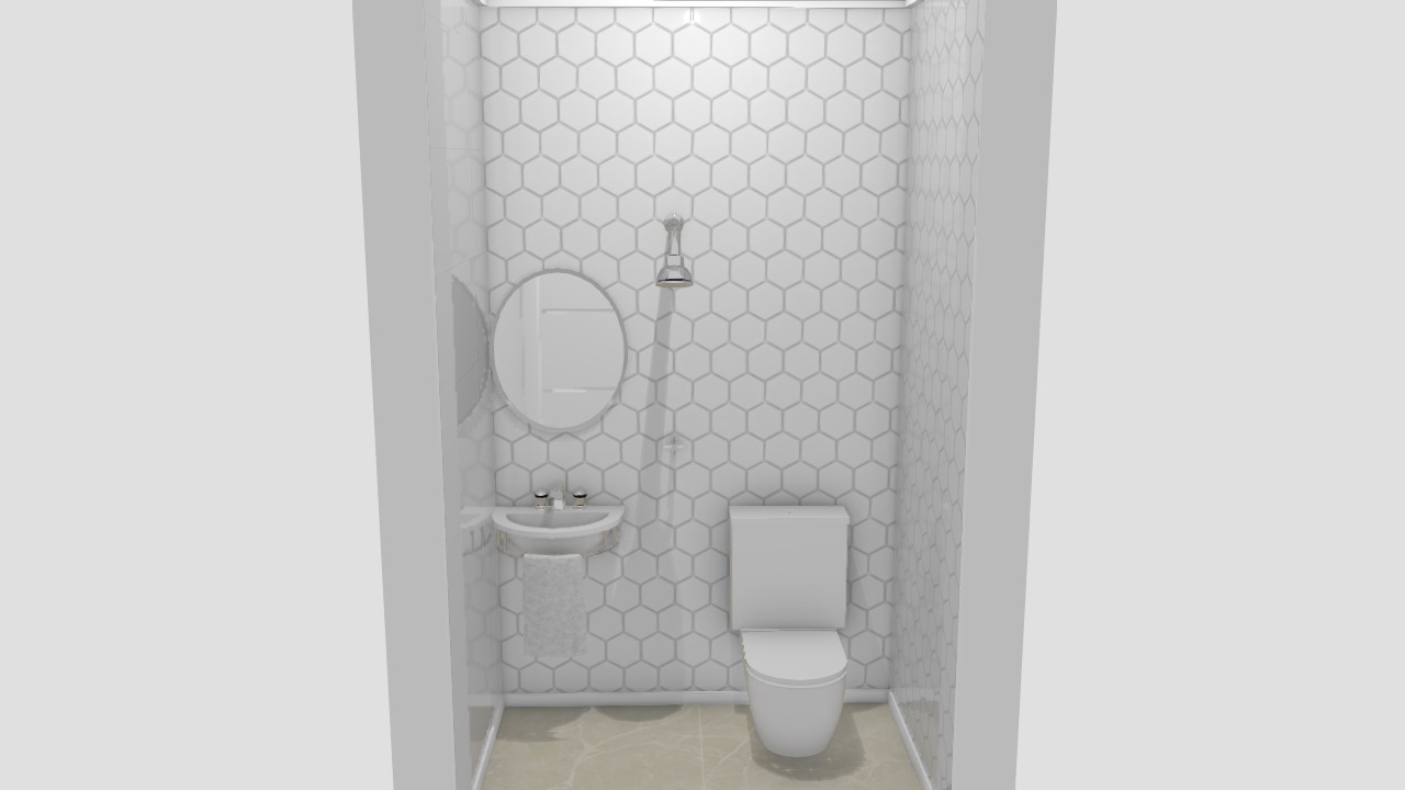Banheiro w.c. - designer Graziela Lara
