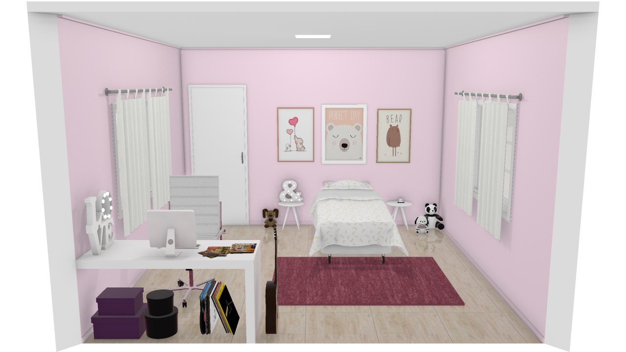 quarto rosa