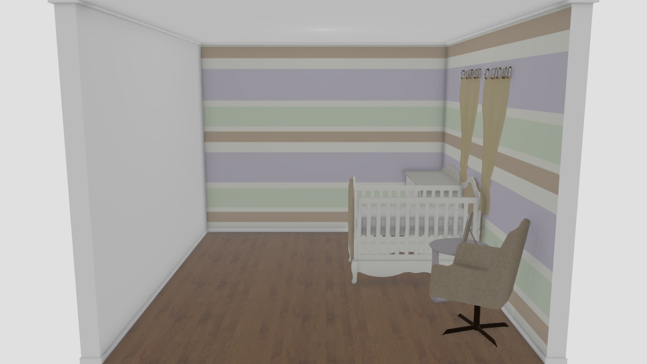 simulação quarto de bebe menino