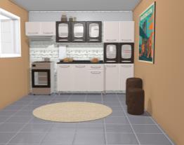 Cozinha Modulada Completa 4 Módulos com Vidro Evidence em Aço Branco - Bertolini