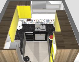 Cozinha Black Yellow