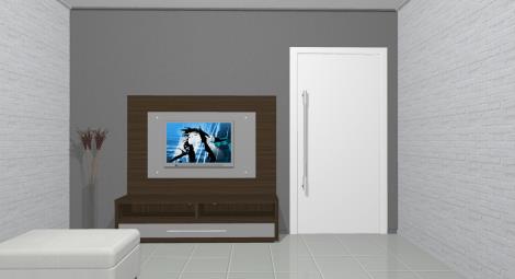 Rack para TV com painel 180 cm - Ref. 1700/B - Quiditá