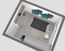 Dormitório Solteiro 3,0 x 2,5m
