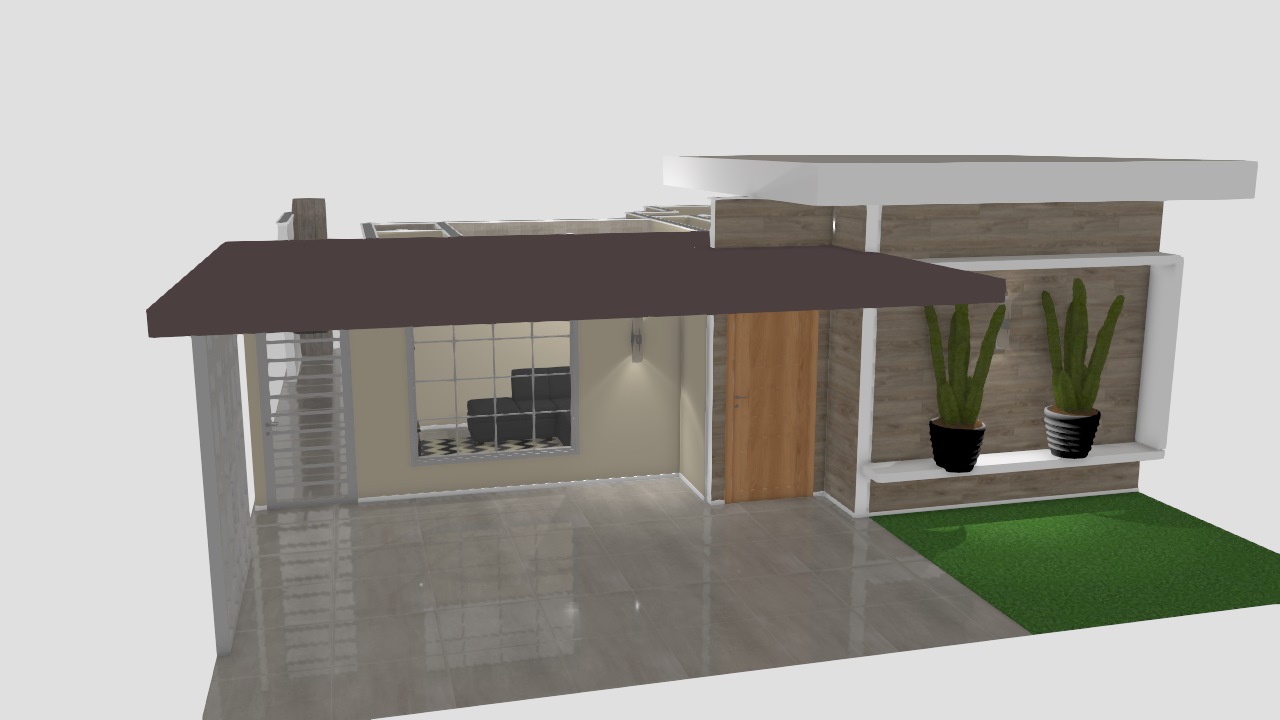 casa com varanda 10X15 m