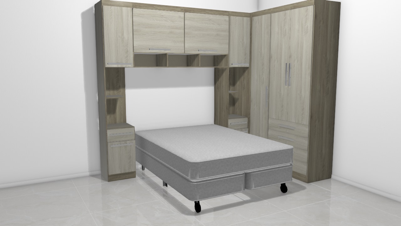 Quarto Carol com cto reto