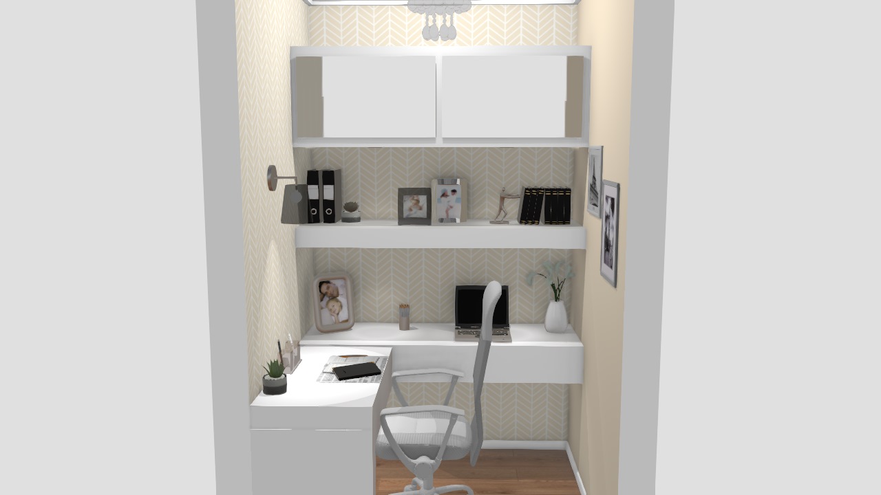 Escritório home office - designer Graziela Lara