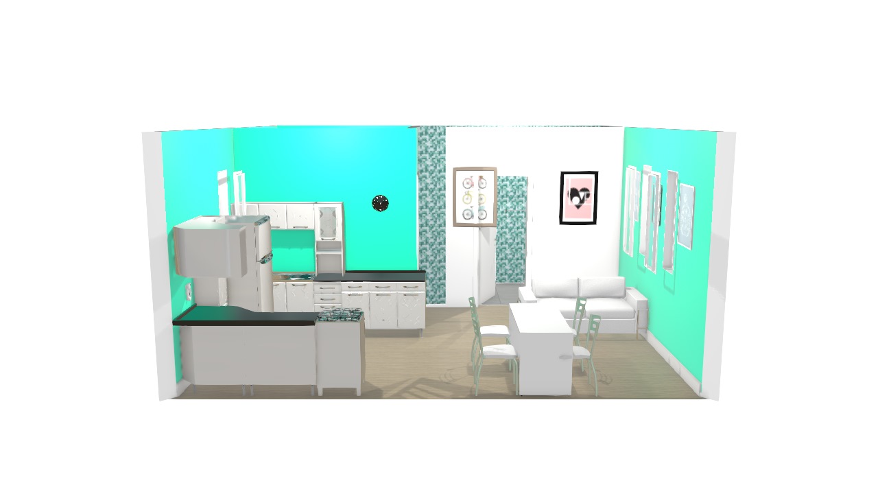 6x6 (sala, cozinha, banheiro e quarto)
