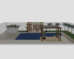 Meu projeto no Mooble_ area com piscina