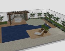 Meu projeto no Mooble_ area com piscina