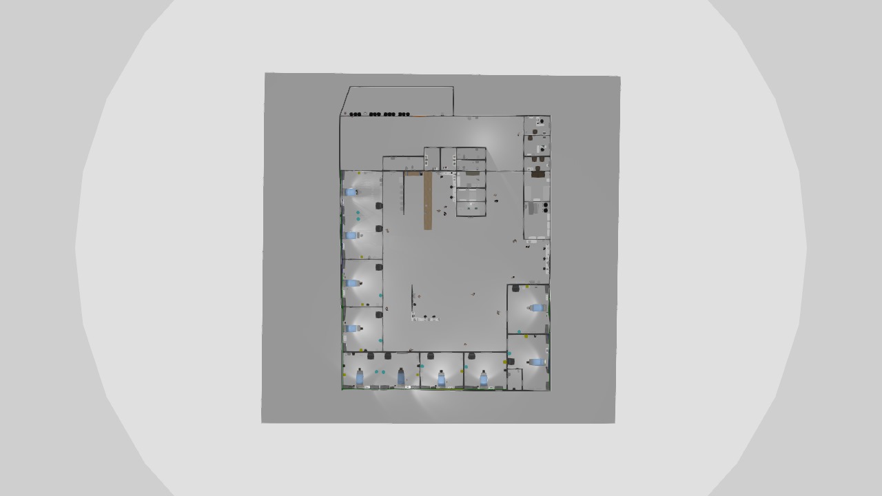 Projeto 3D de UTI ADULTO