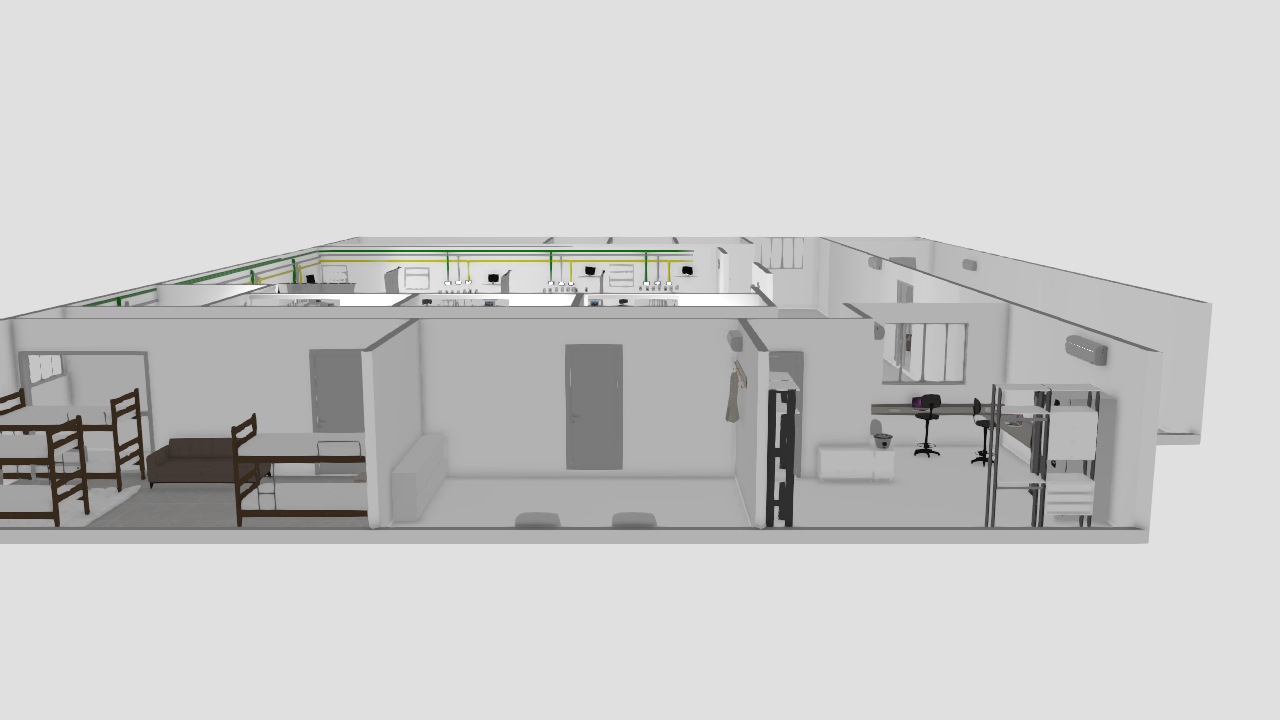 Projeto planta de uma UTI 