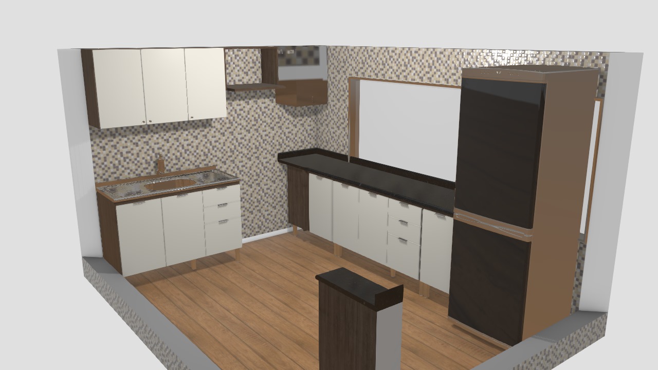 Cozinha Chalé Delicatta - layout 2