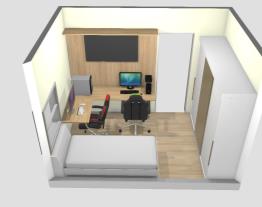 Projeto do Quarto com bancada L