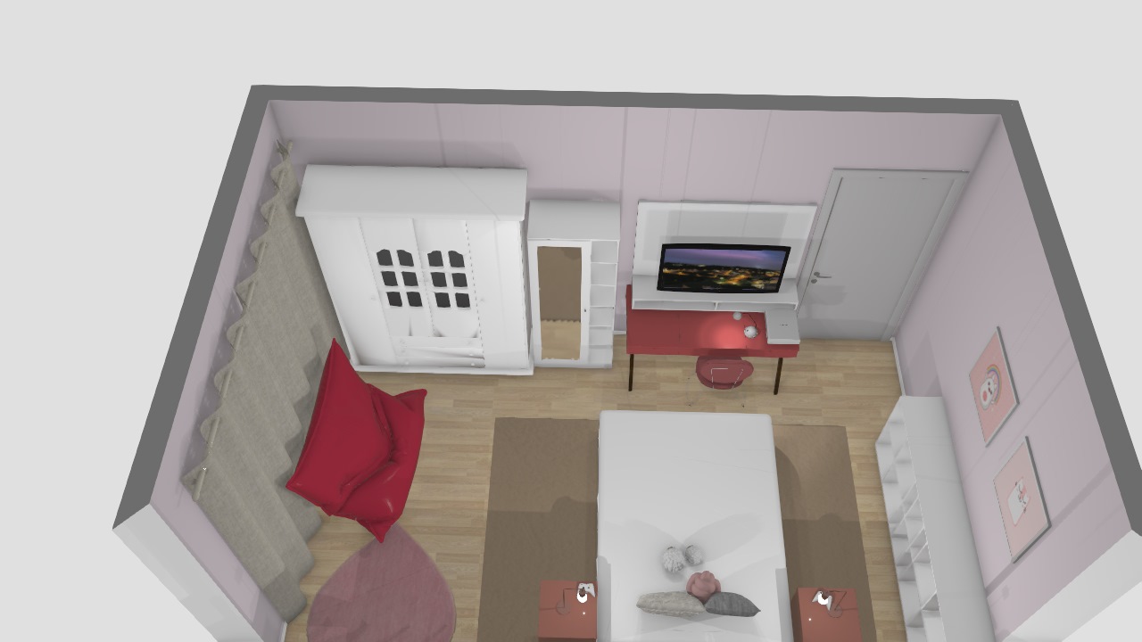 Meu projeto no Mooble - quarto menina