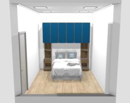 Quarto casal cama lateral