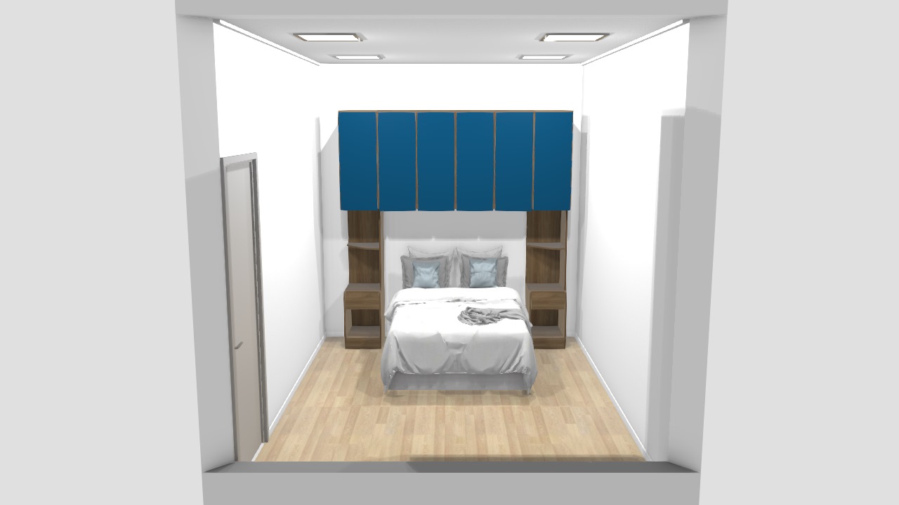 Quarto casal cama lateral