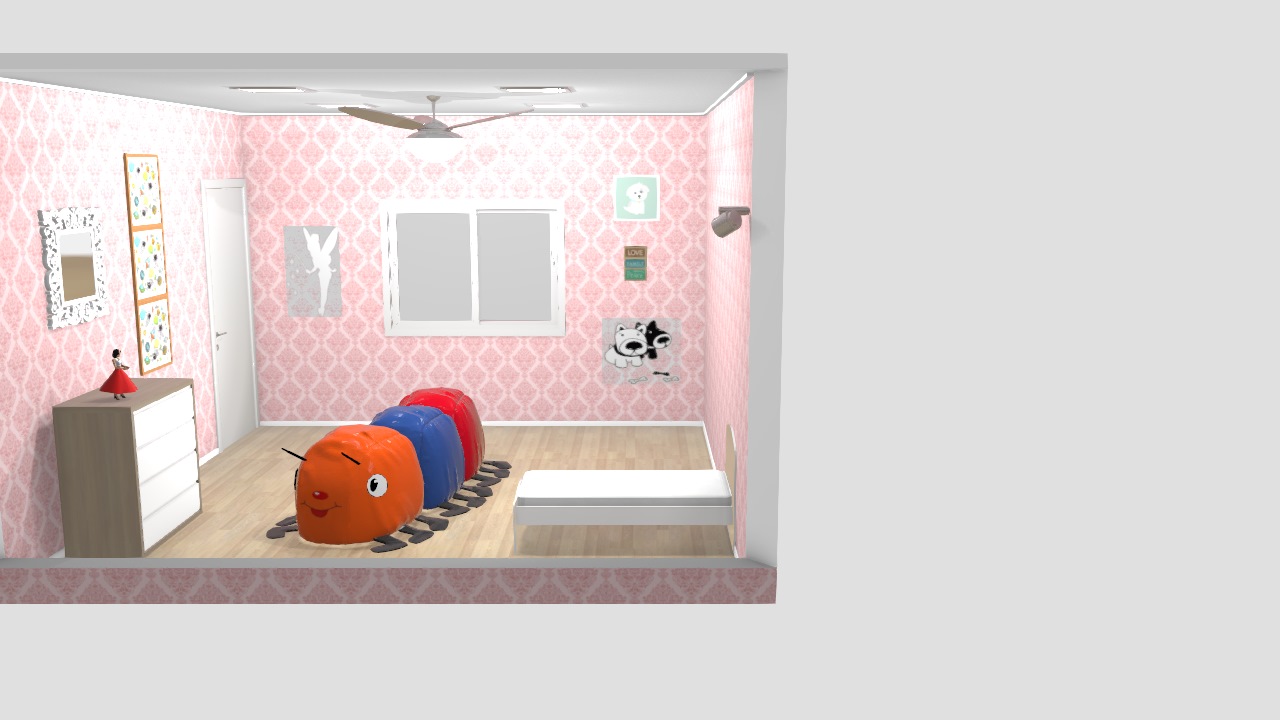 Quarto infantil maravilhoso.