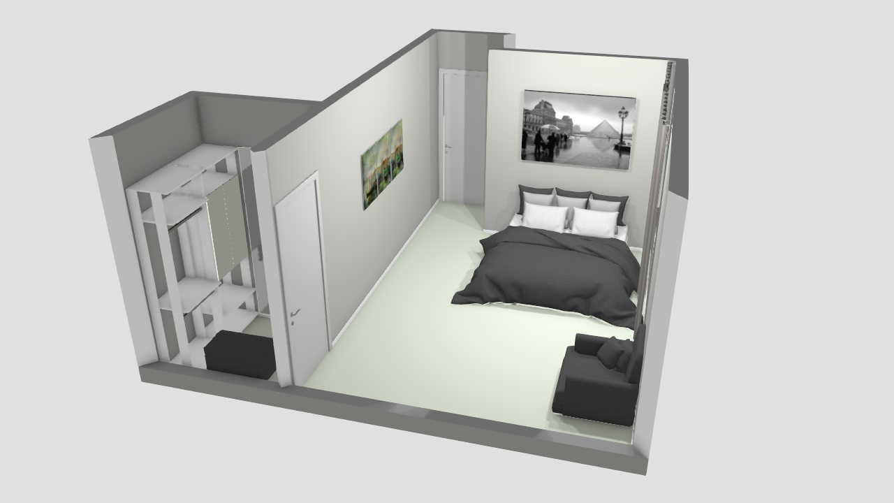 quarto com closet