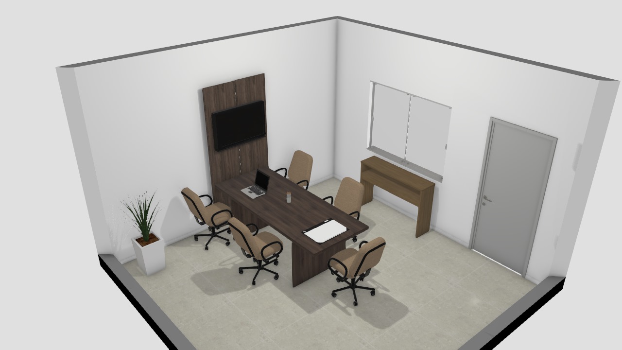 sala reunião moderna móveis