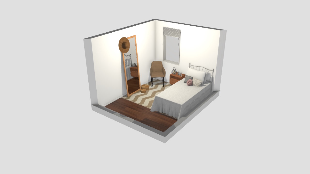 Quarto 2,5x3 metros