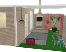 Projeto - Casa com jardim pequeno 