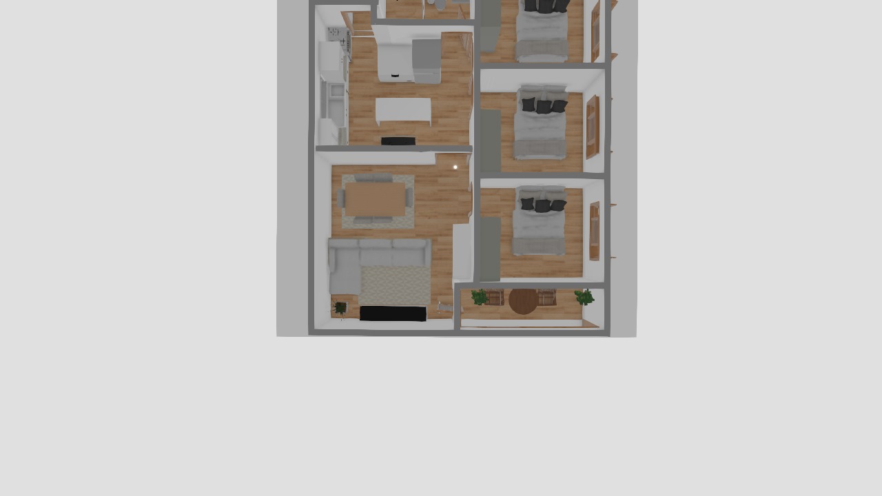 Casa interior 7x9 simples 