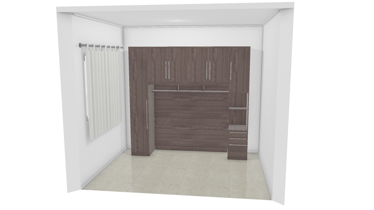 quarto 2 closet e home office