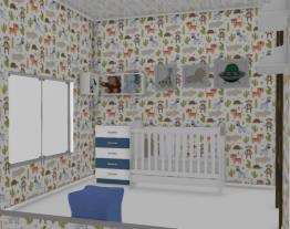 simulação quarto de bebe menino