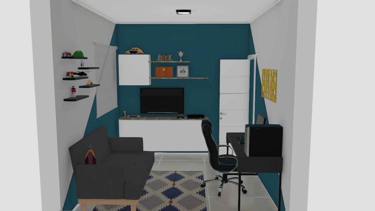 Home Office - Azul Royal