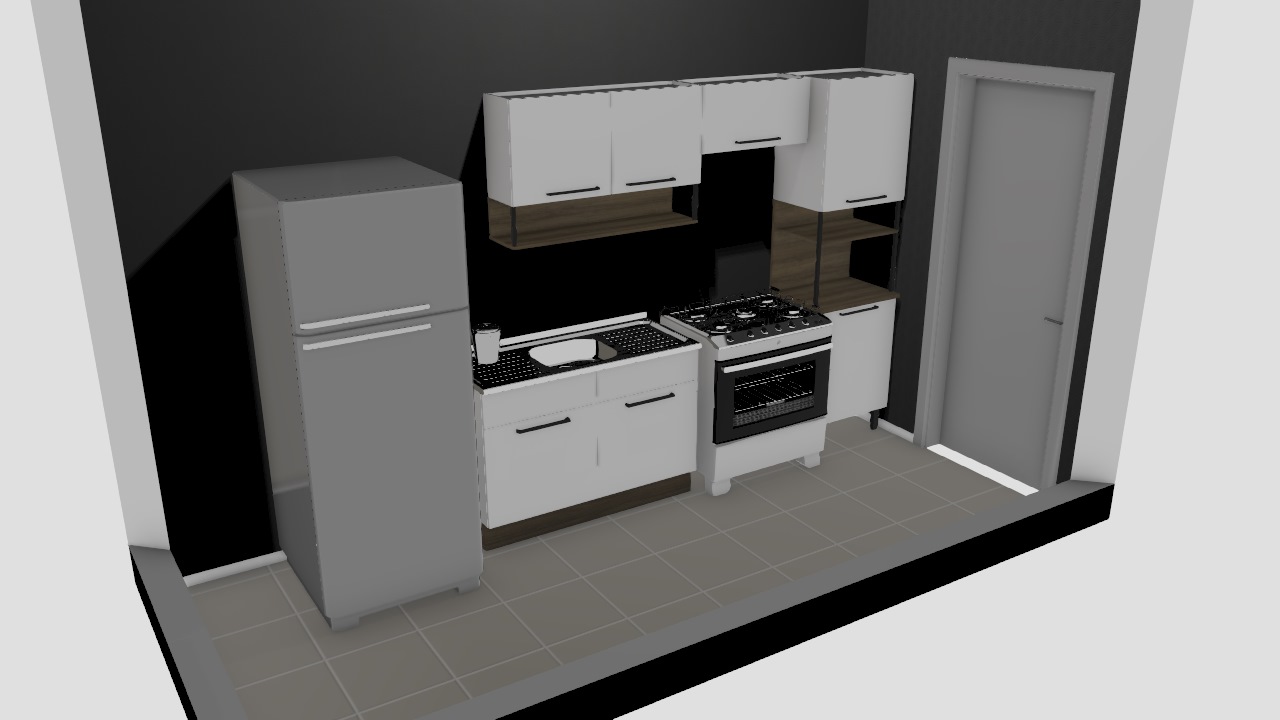 Cozinha Projeto Casa Revit