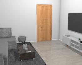 Sala de estar minimalista