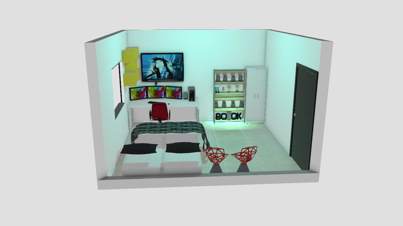 projeto quarto adolecente gamer